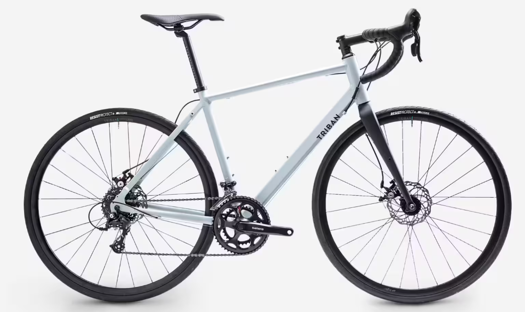 Bicicleta Triban robada - Vista Lateral